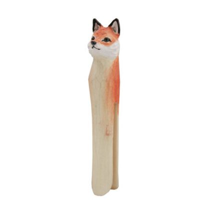 Houten wasknijper Vos