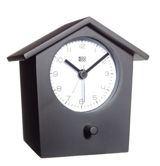 Wekker EarlyBird zwart
