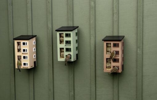 Triplefeeder rood (Voederhuisje) - Afbeelding 3